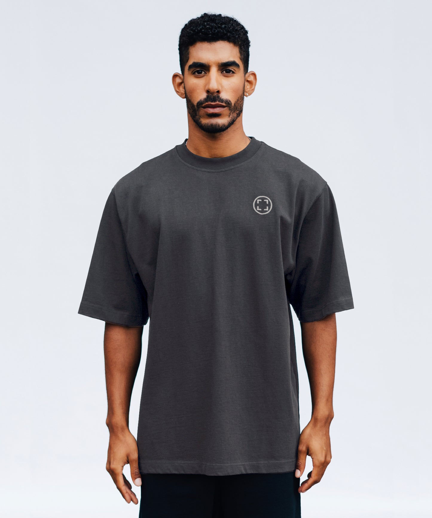 OVERSIZE LOGO T-SHIRT “T5" GREY
