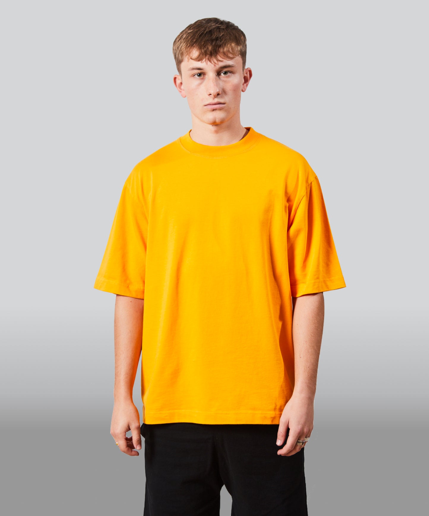 OVERSIZE COMFORT T-SHIRT “T15" BURNT ORANGE