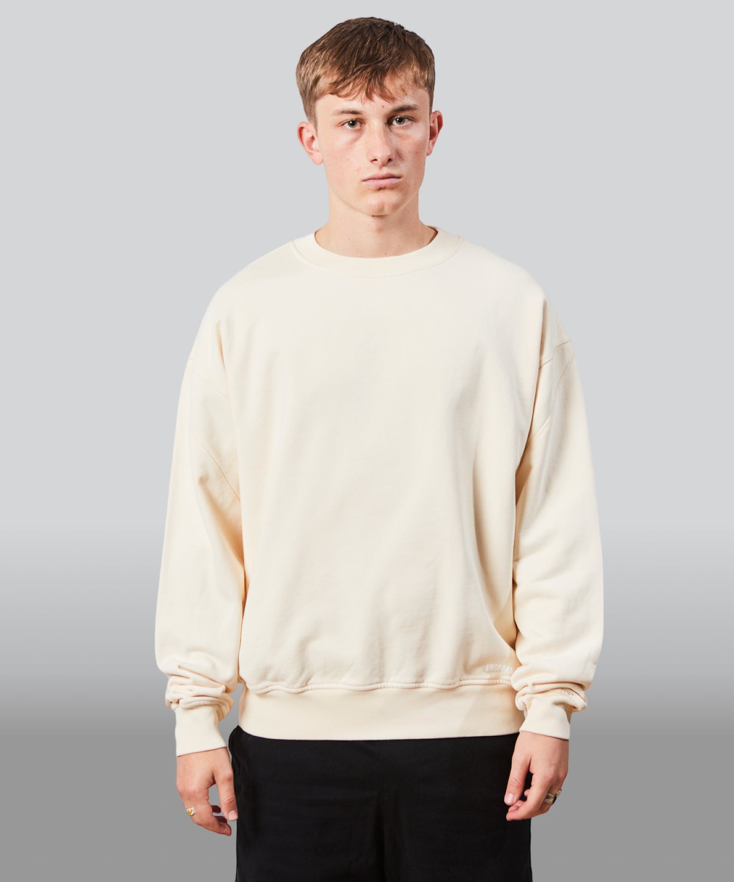 OVERSIZE SWEATSHIRT "H5" BUTTERCREAM