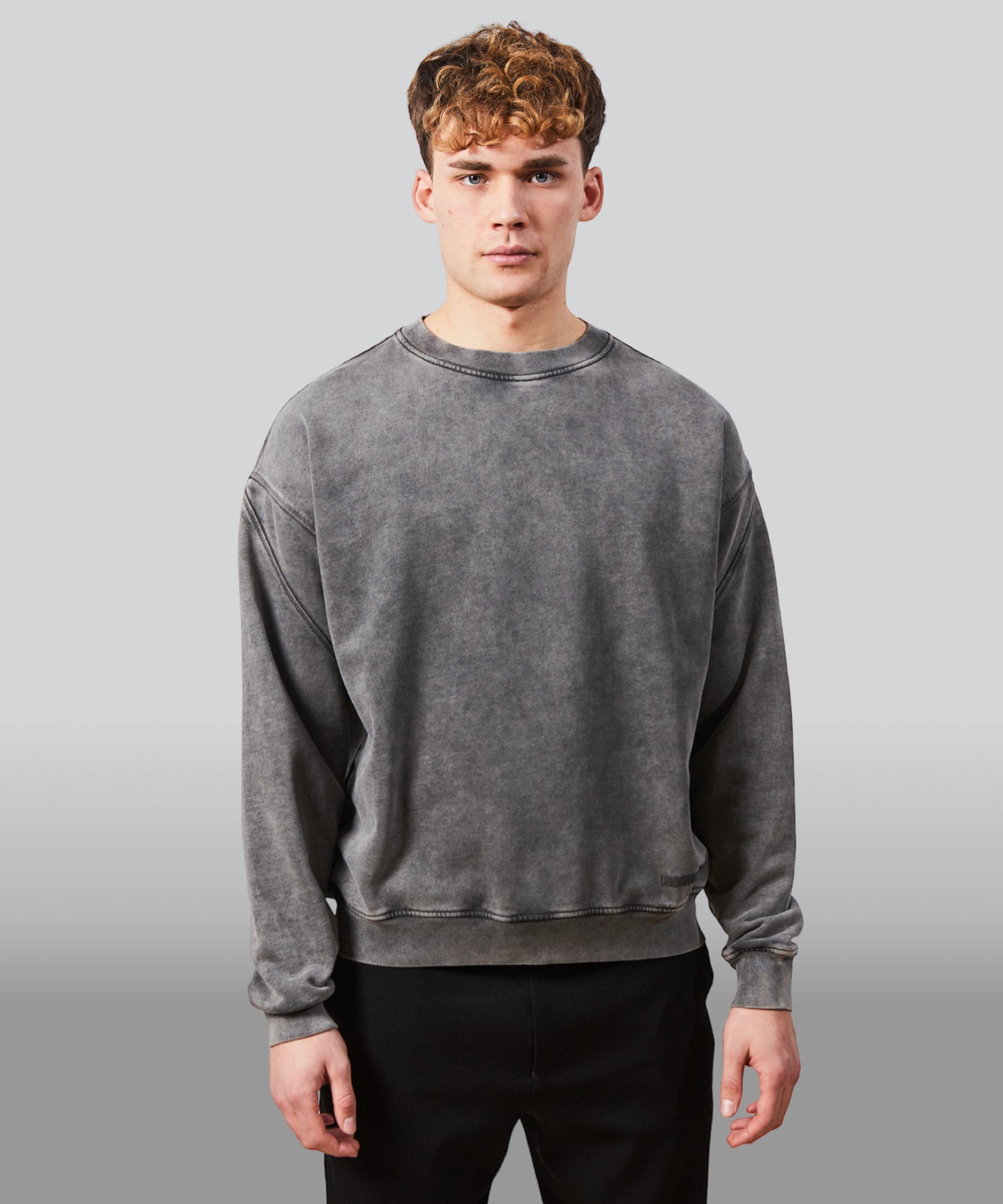 OVERSIZE SWEATSHIRT "H5" VINTAGE GREY