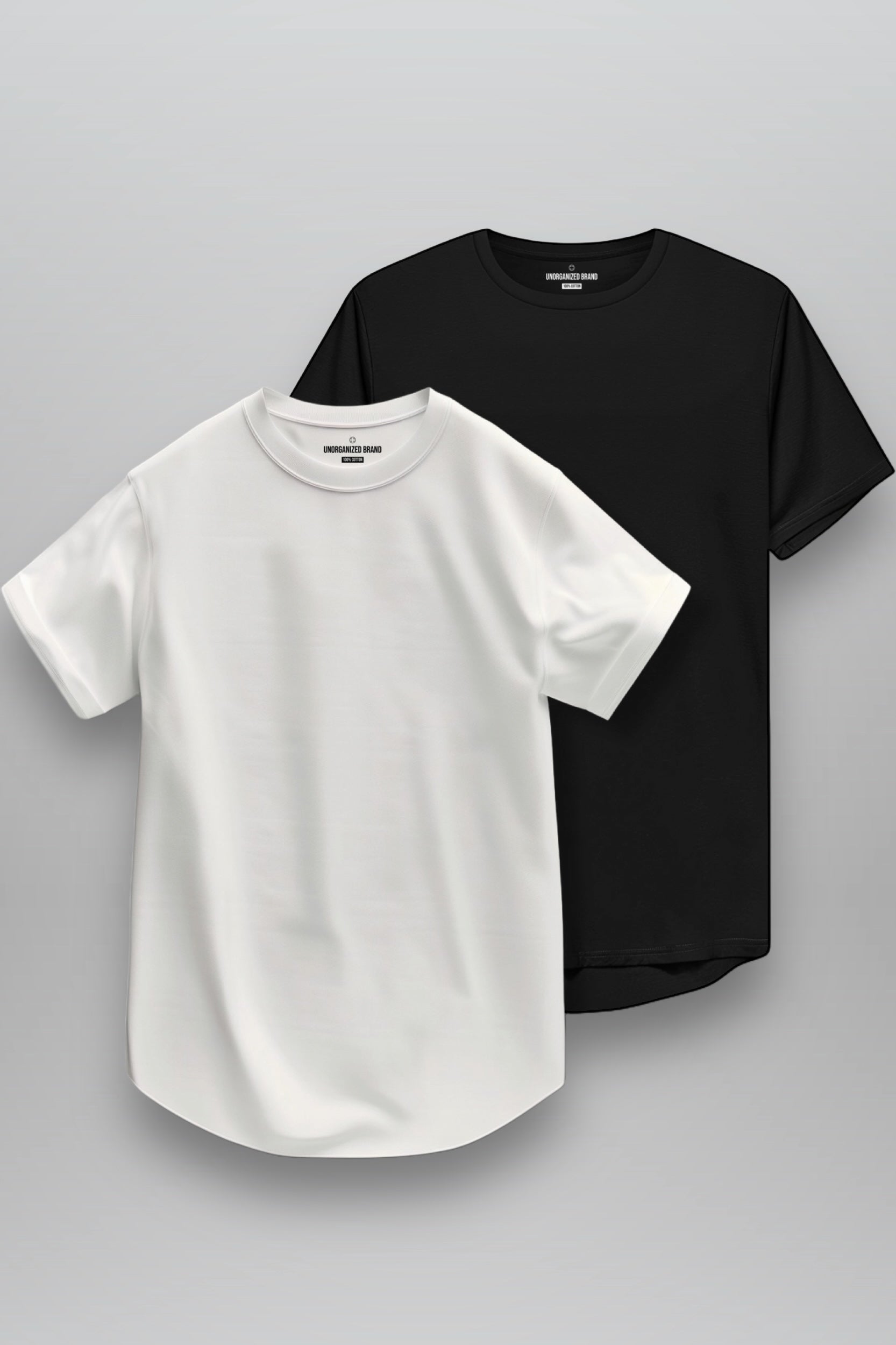 DOPPELPACK MITTELSCHWERES BASIC T-SHIRT T25 - UNORGANIZED BRAND®