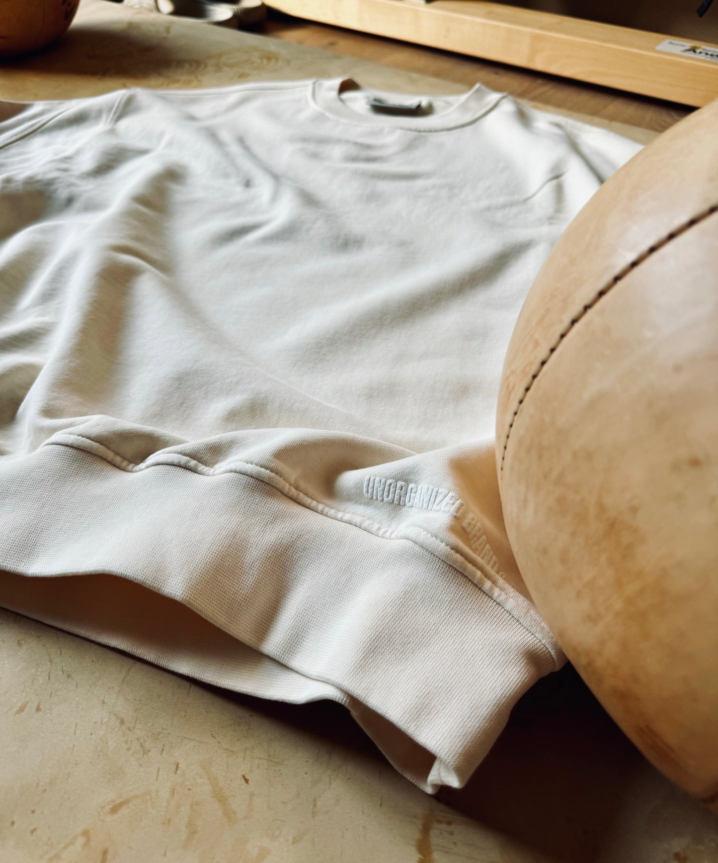 OVERSIZE SWEATSHIRT "H5" BUTTERCREAM