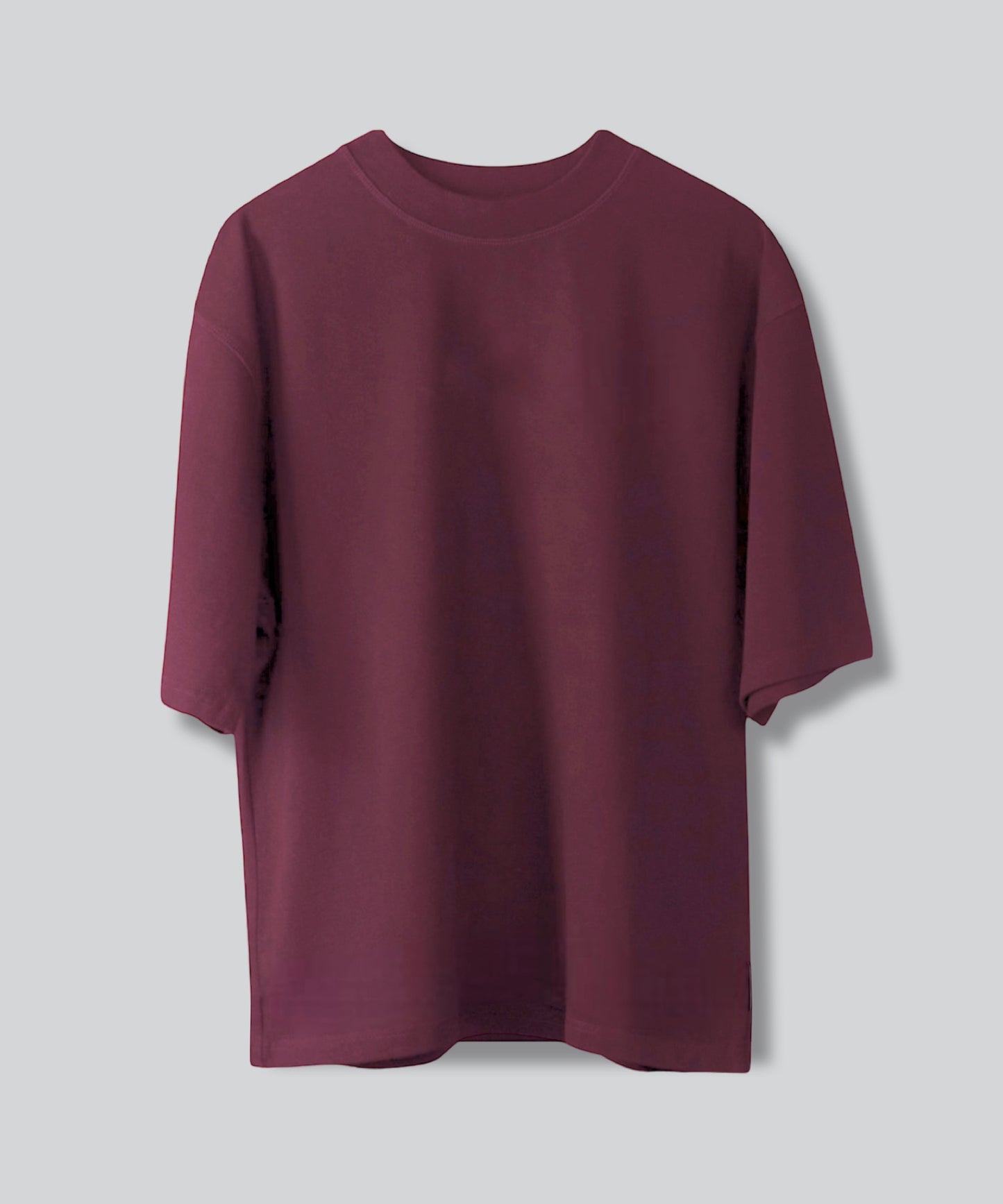 OVERSIZE COMFORT T-SHIRT “T15" BORDEAUX