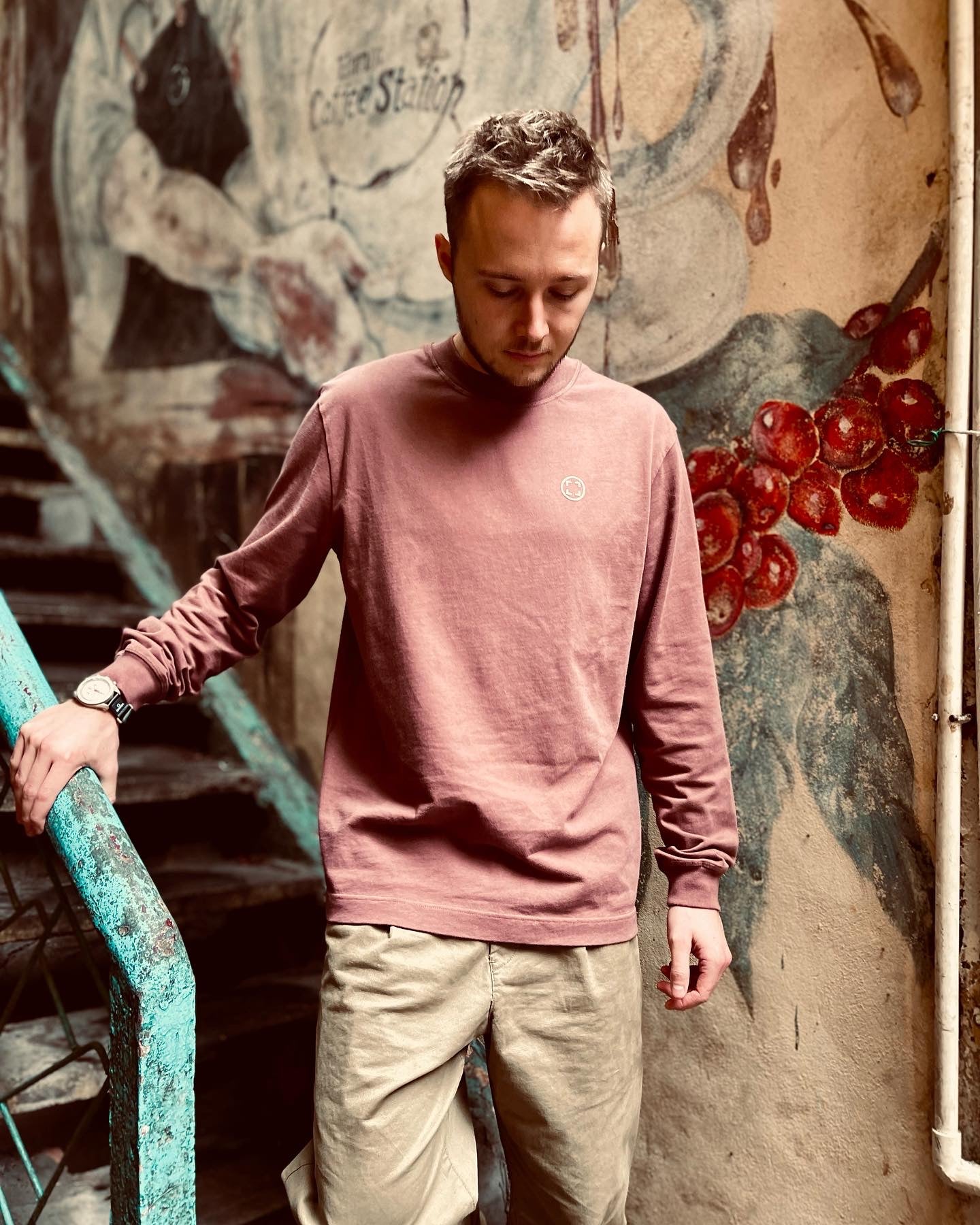LIGHT SWEATSHIRT “L5" RUST