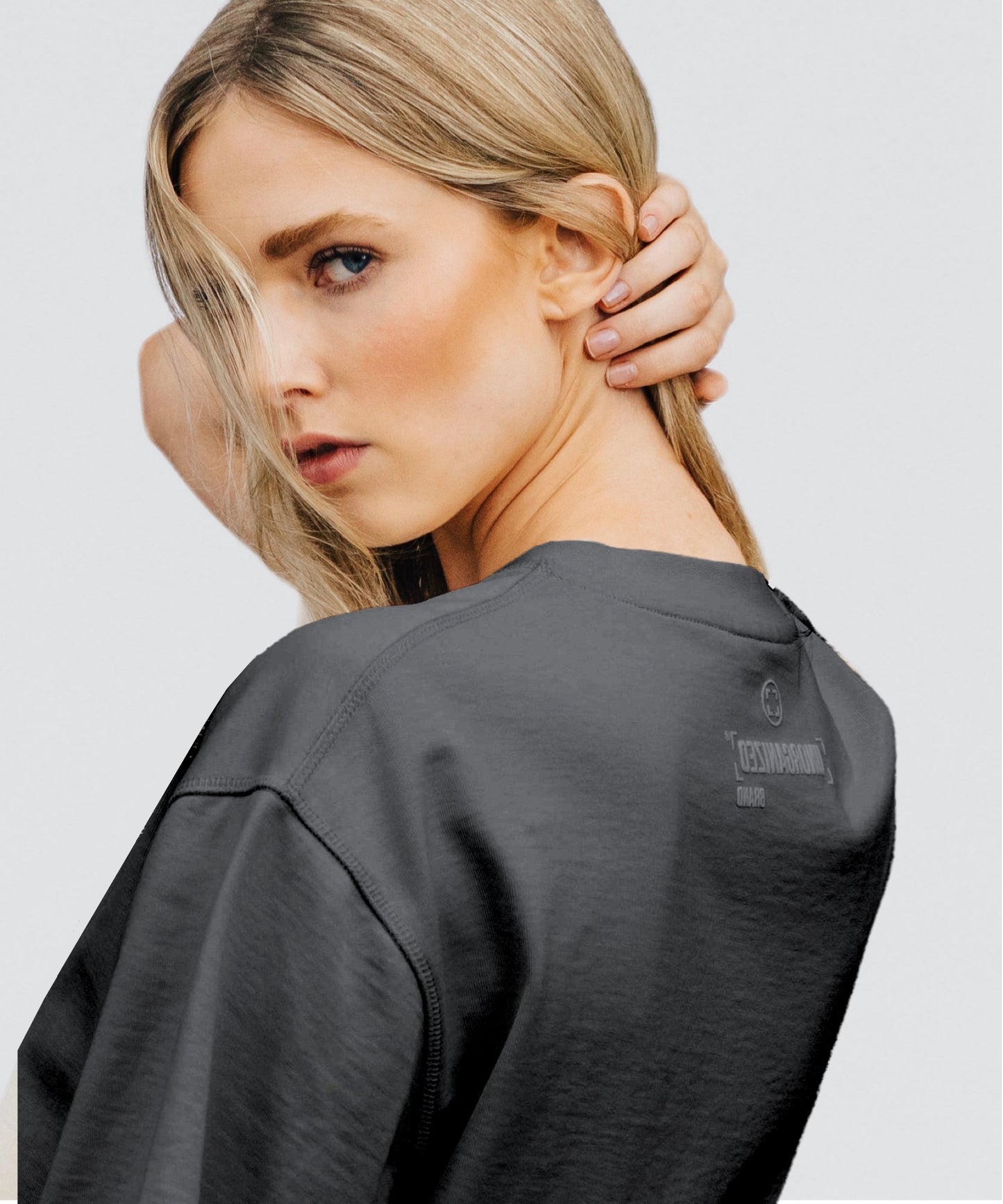 OVERSIZE LOGO T-SHIRT “T5" GREY