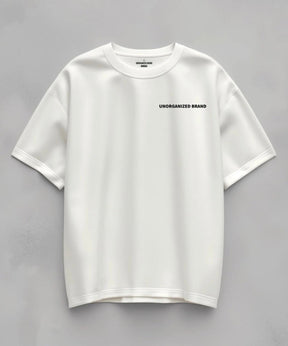 OVERSIZE COMFORT T-SHIRT “T15" OFF-WHITE BACKPRINT