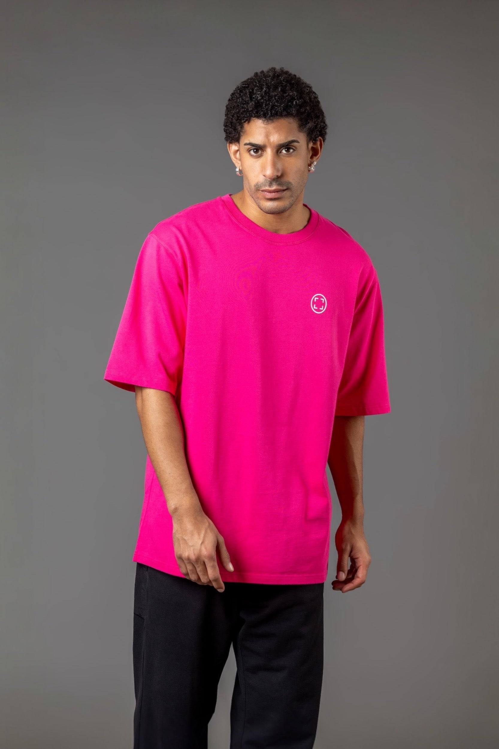 OVERSIZE LOGO T-SHIRT “T5" PINK