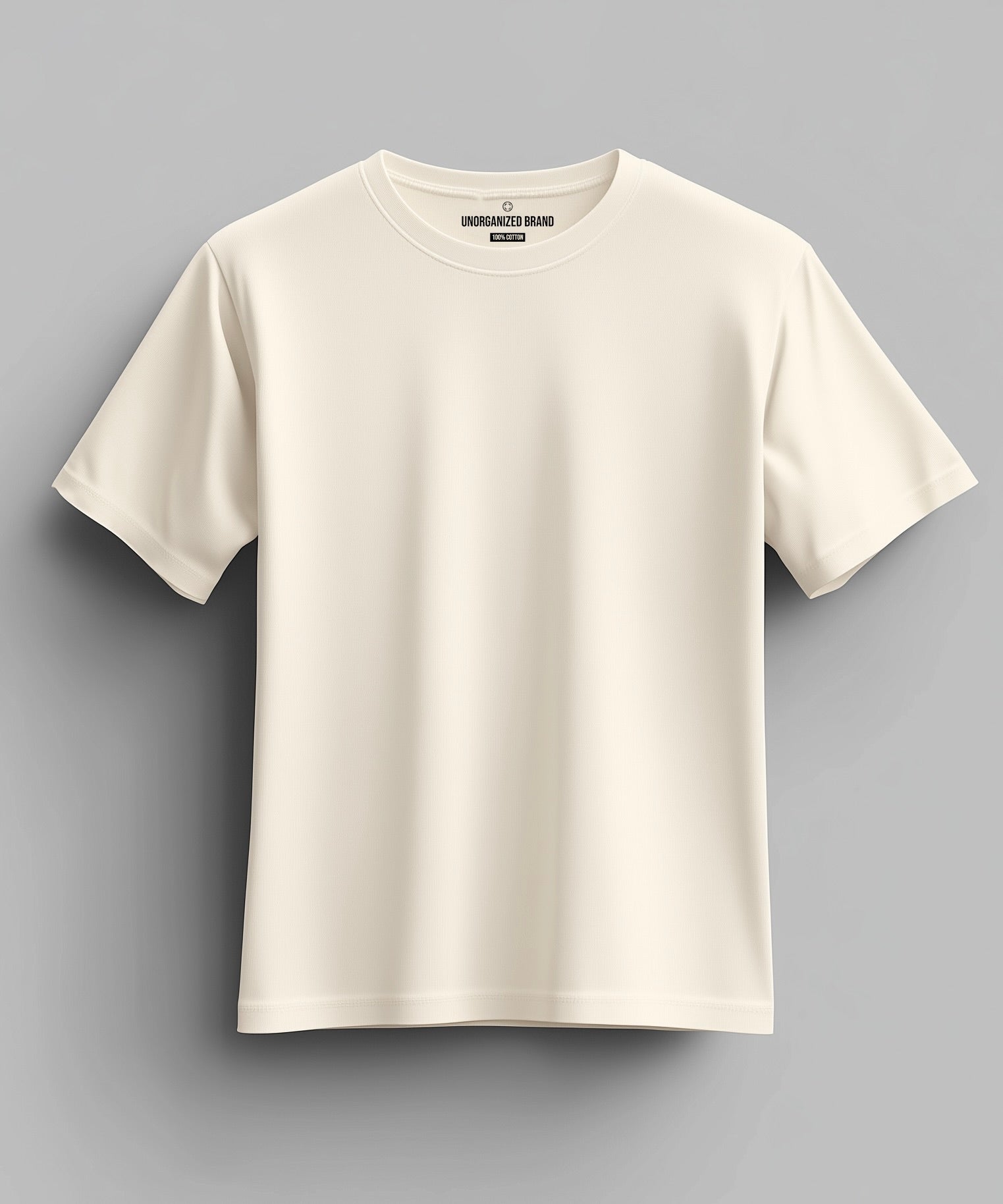 SLIM FIT T-SHIRT “T10" BUTTERCREAM