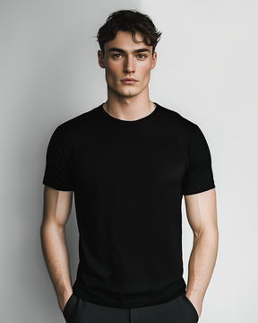 SLIM FIT T-SHIRT “T10" BLACK