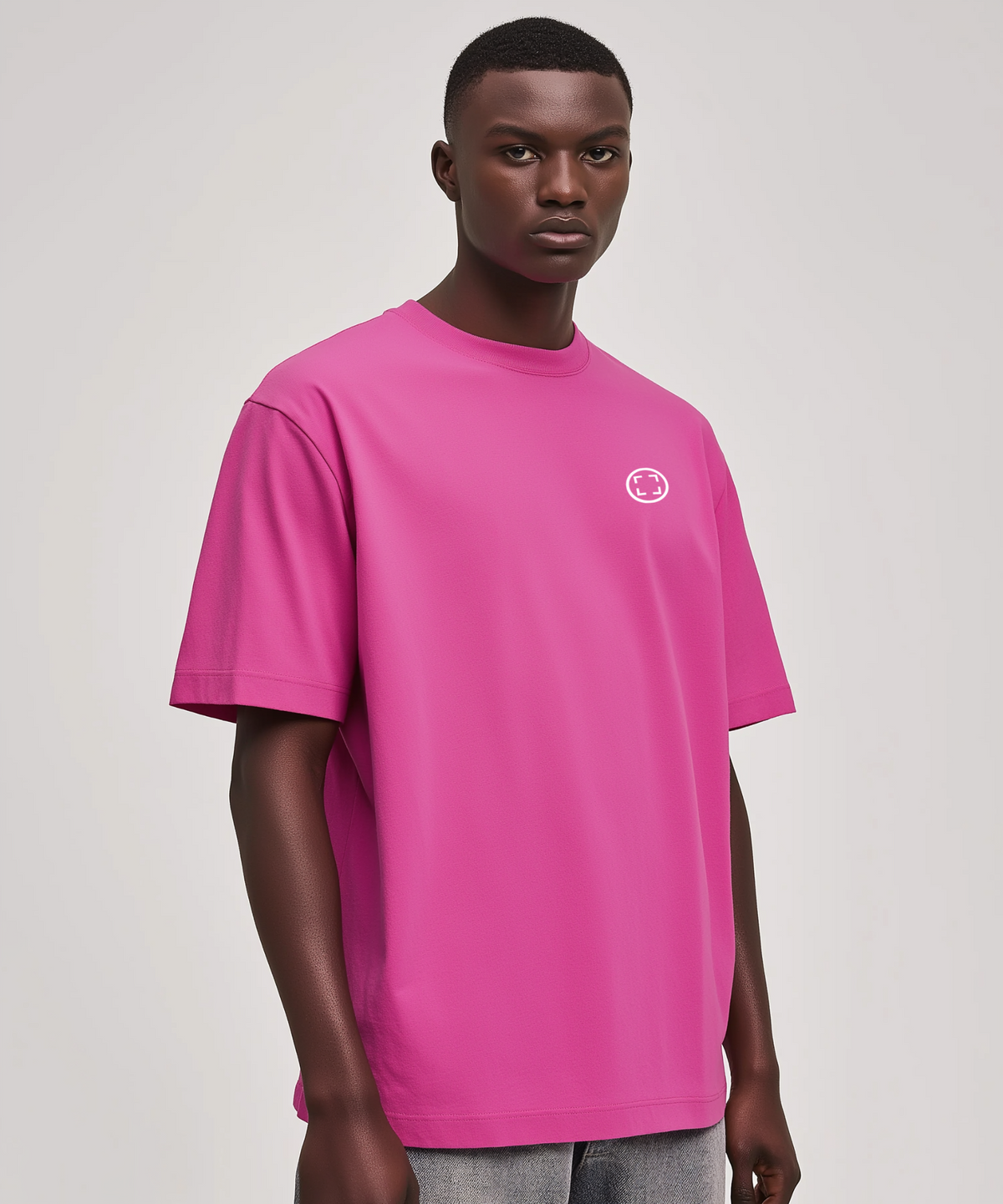 OVERSIZE LOGO T-SHIRT “T5" PINK