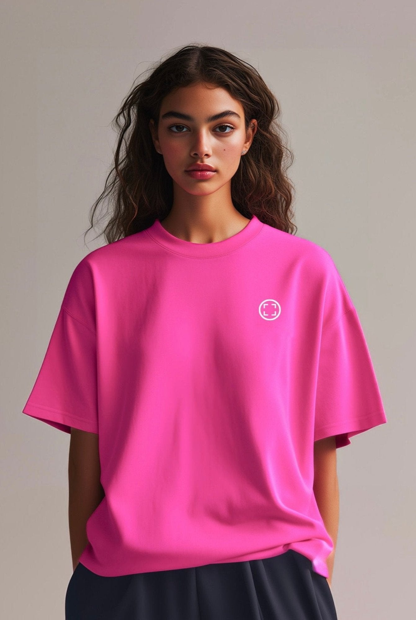 OVERSIZE LOGO T-SHIRT “T5" PINK