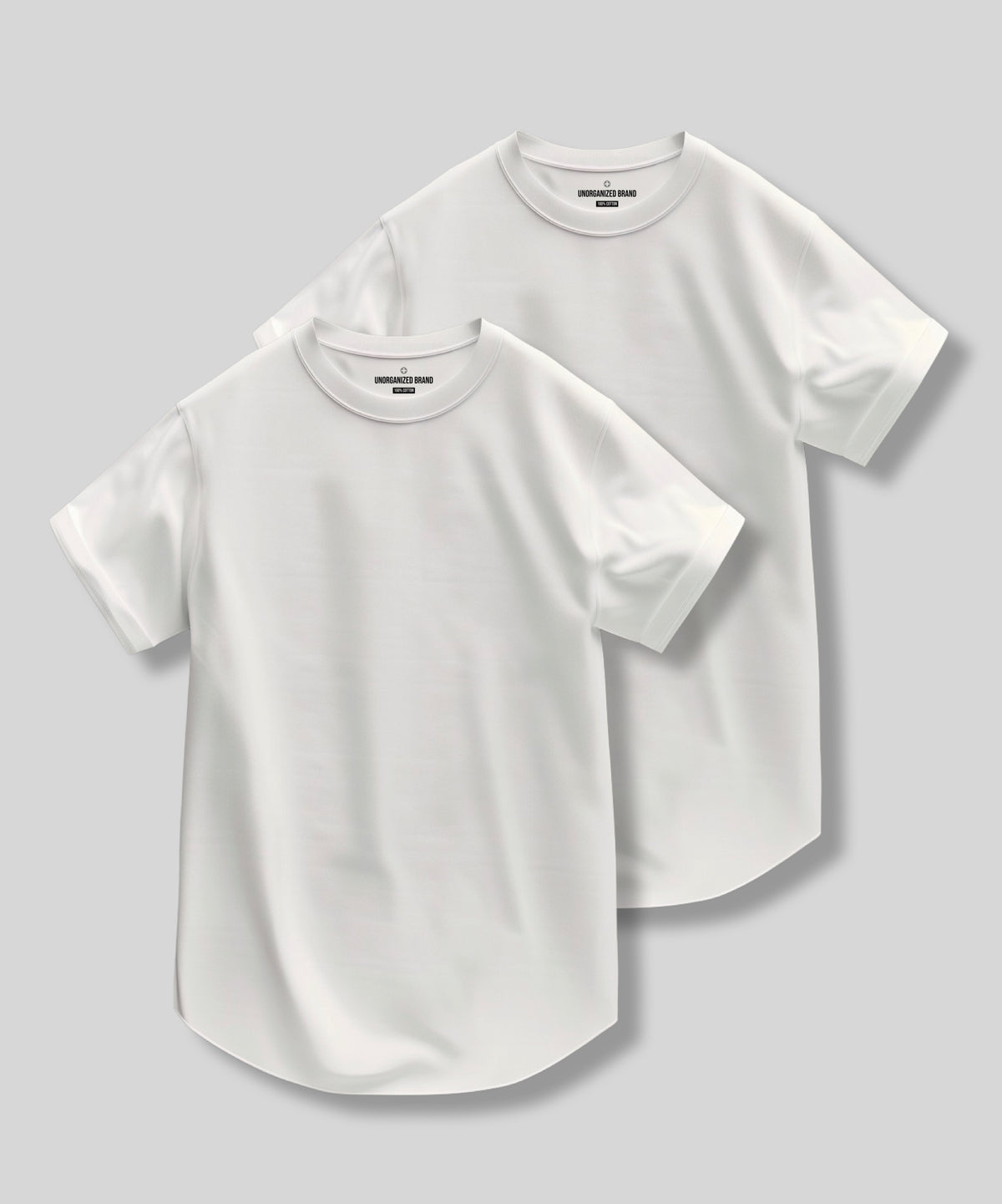 DOUBLE-PACK BASIC T-SHIRT "T25" OFF-WHITE