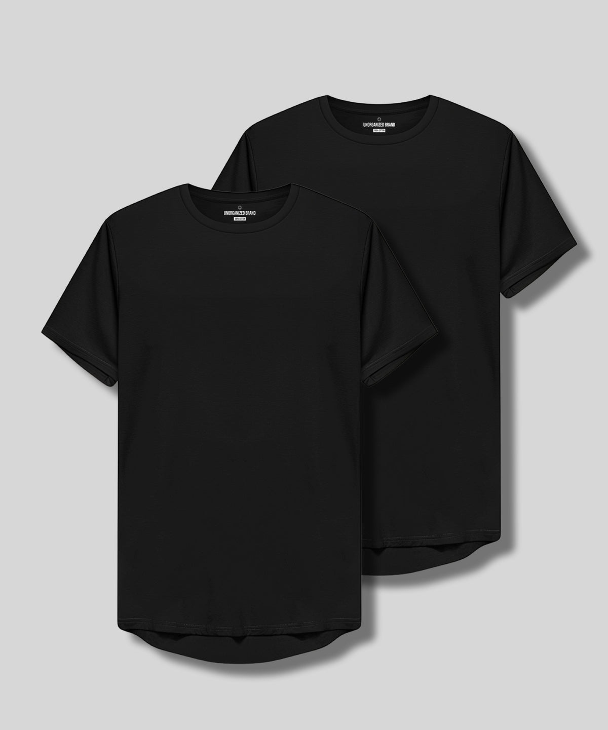 DOUBLE-PACK BASIC T-SHIRT "T25" BLACK