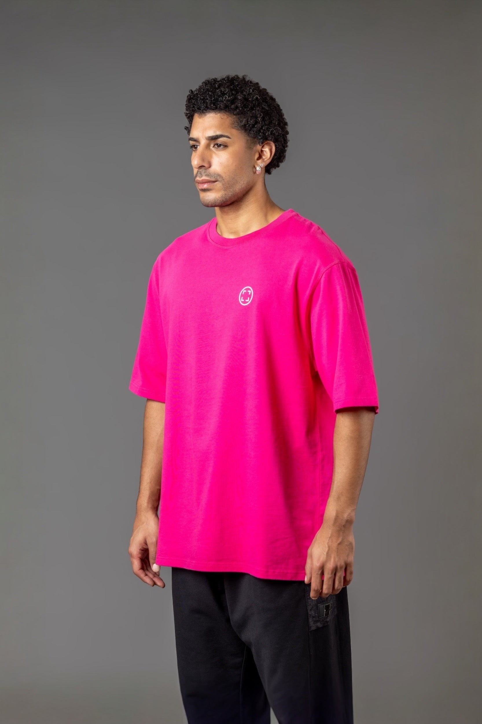 OVERSIZE LOGO T-SHIRT “T5" PINK