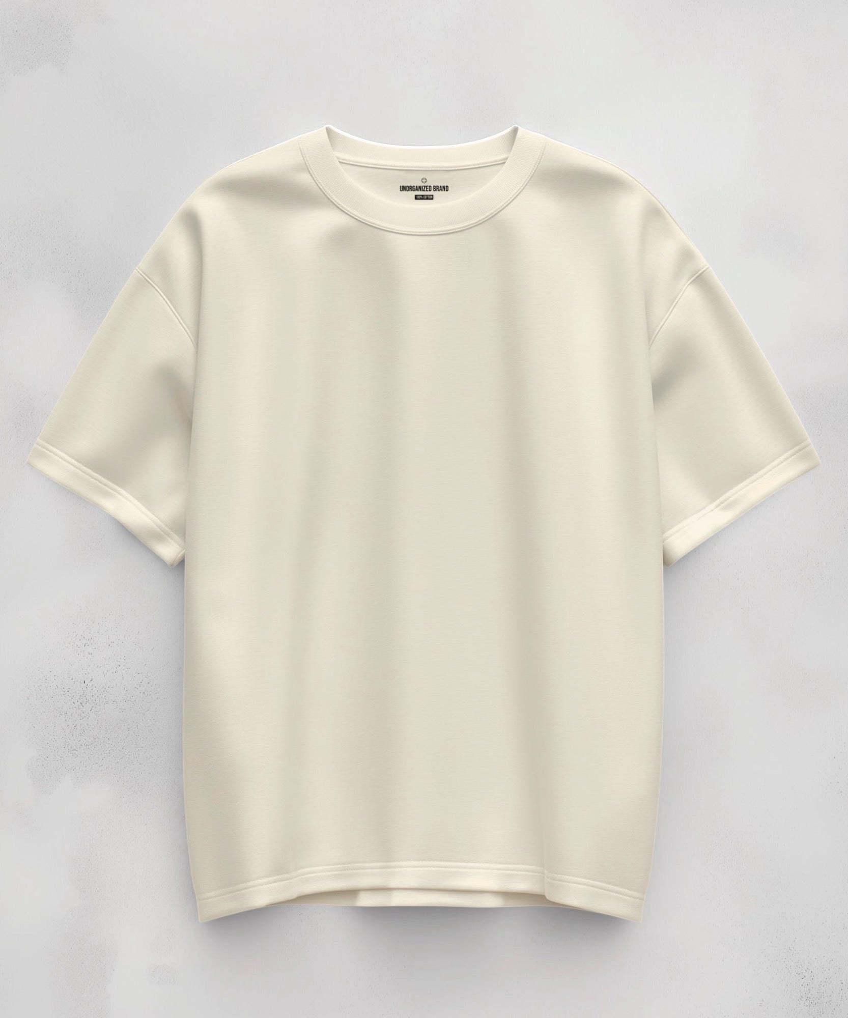 OVERSIZE COMFORT T-SHIRT “T15" BUTTERCREAM