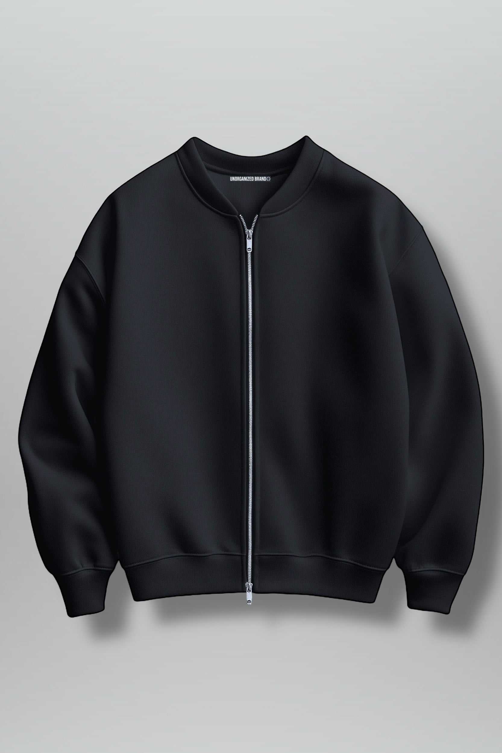 ZIP JACKET BOMBER “J10” BLACK