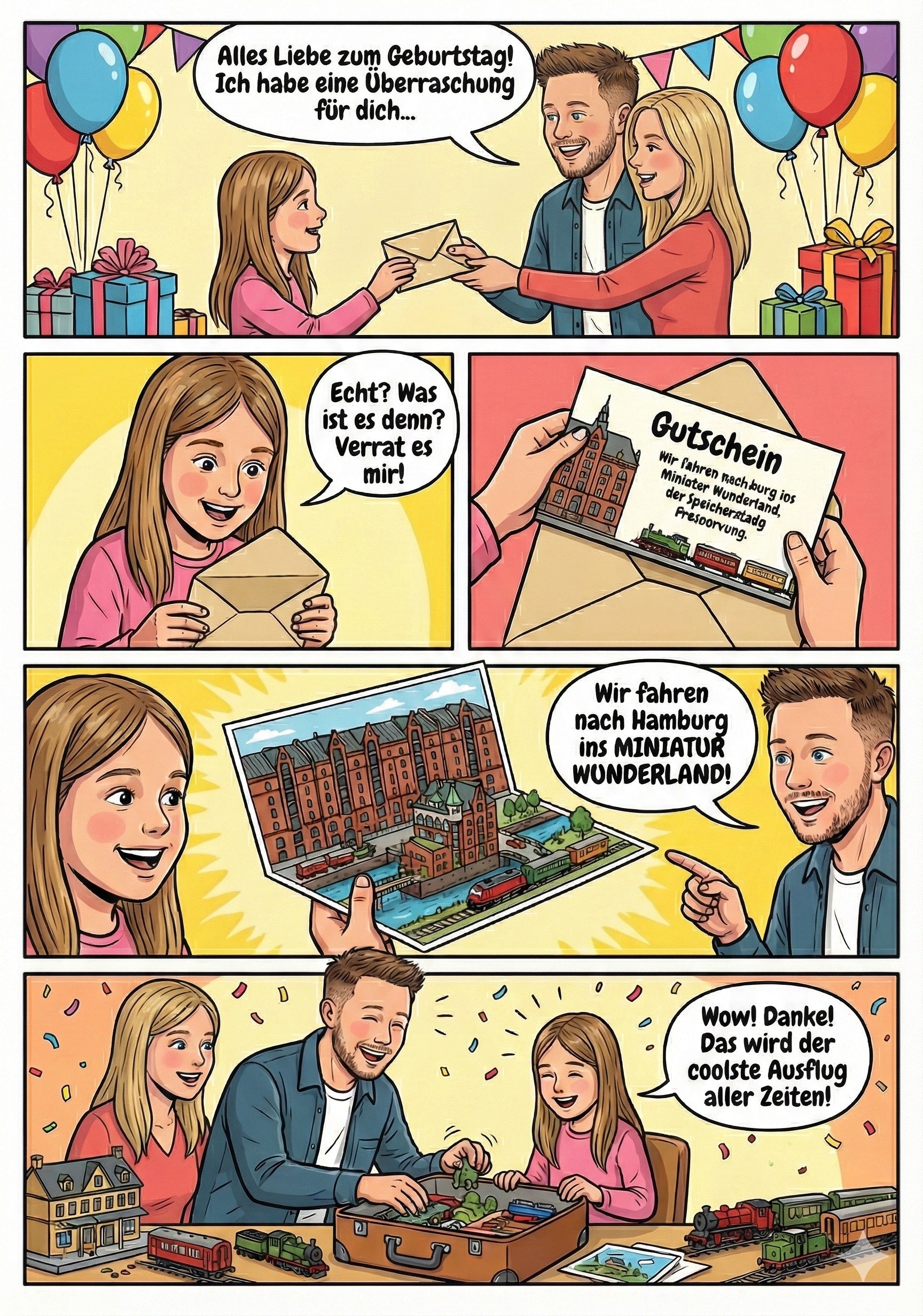 Personalisierter Comic vom Foto