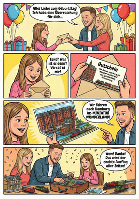 Personalisierter Comic vom Foto