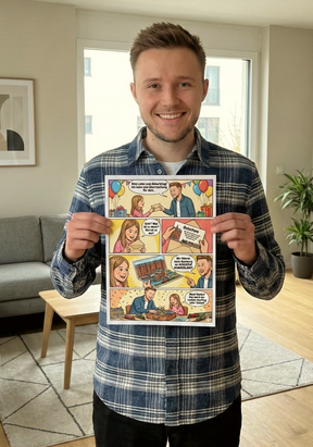 Personalisierter Comic vom Foto