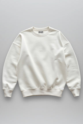 OVERSIZE SWEATSHIRT "H5" BUTTERCREAM