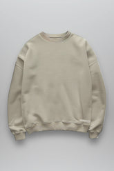 OVERSIZE SWEATSHIRT "H5" DARK SAND