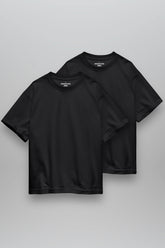 DOUBLE-PACK COMFORT T-SHIRT "T15" BLACK