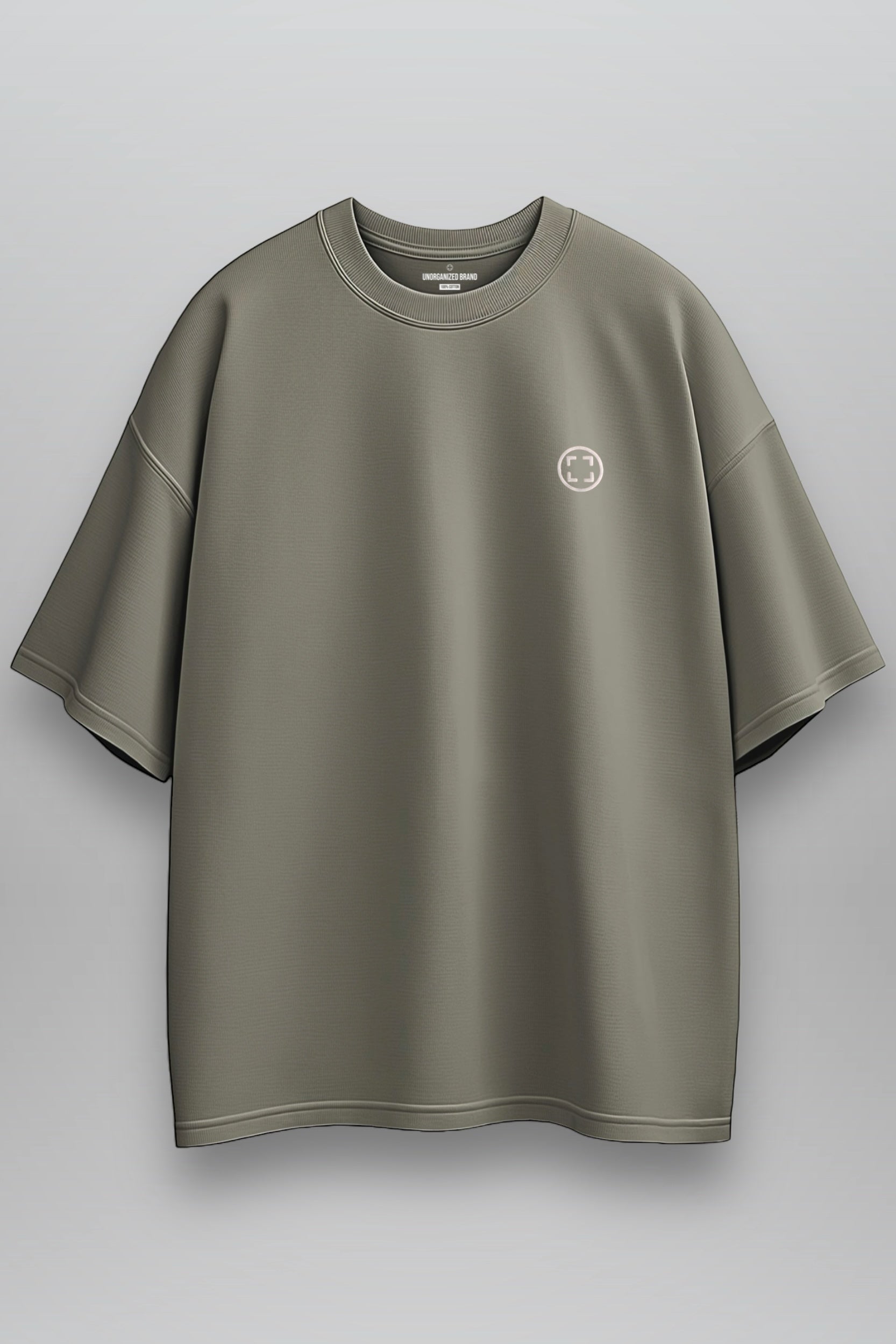 OVERSIZE LOGO T-SHIRT “T5" LIGHT KHAKI