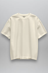 OVERSIZE COMFORT T-SHIRT “T15" BUTTERCREAM