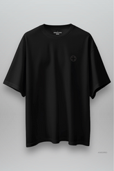 OVERSIZE LOGO T-SHIRT “T5" BLACK