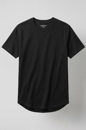 BASIC T-SHIRT RUNDER SAUM T25
