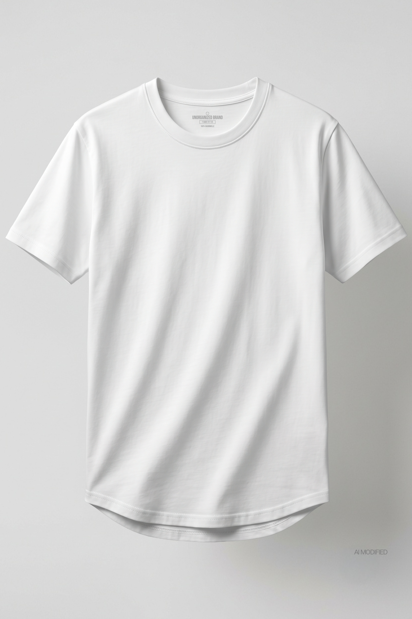 BASIC T-SHIRT RUNDER SAUM T25