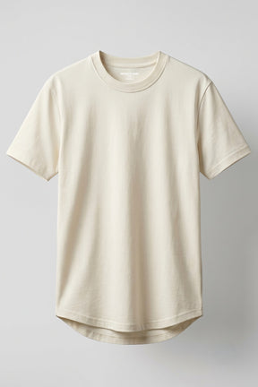 BASIC T-SHIRT RUNDER SAUM T25
