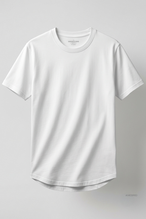 BASIC T-SHIRT RUNDER SAUM T25