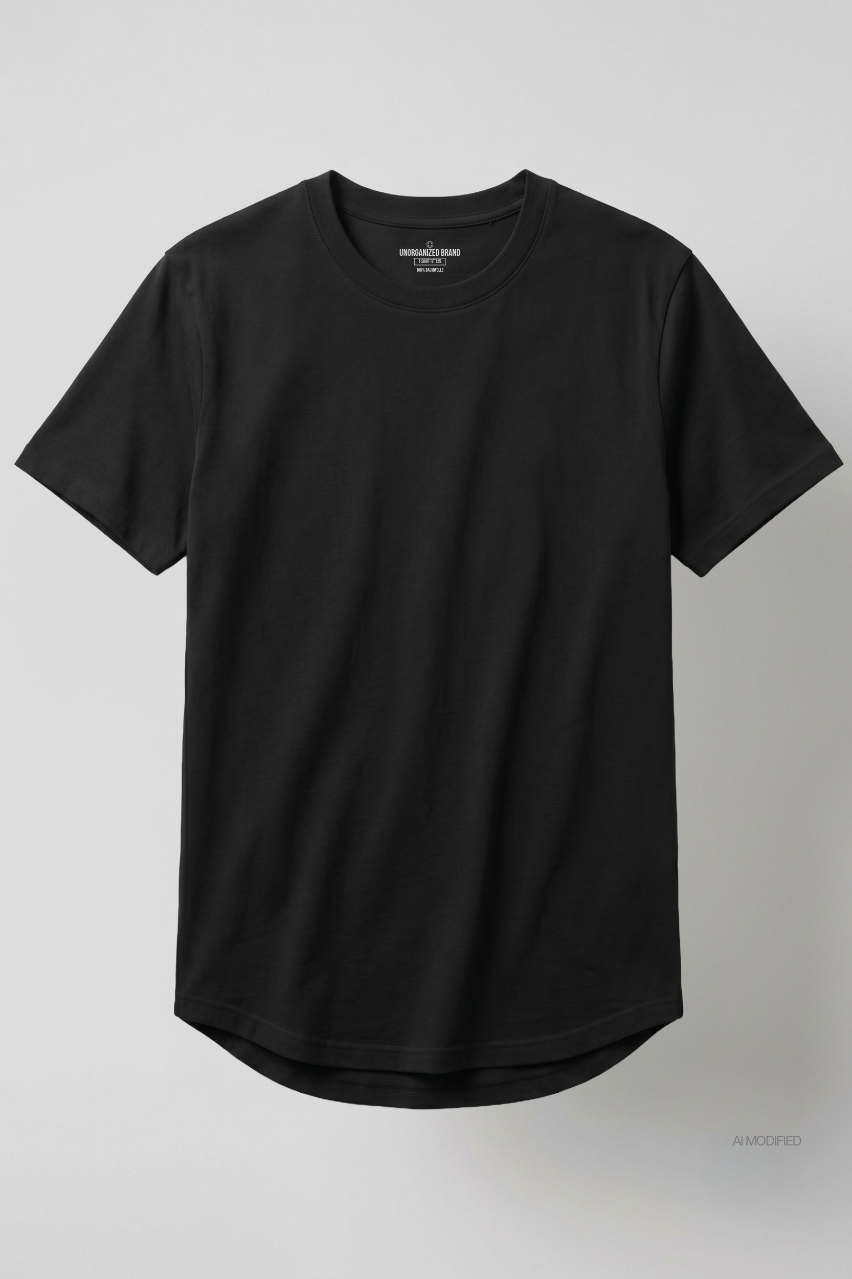BASIC T-SHIRT RUNDER SAUM T25