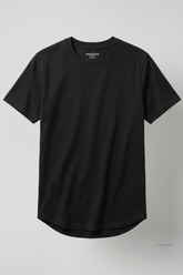 BASIC T-SHIRT RUNDER SAUM T25