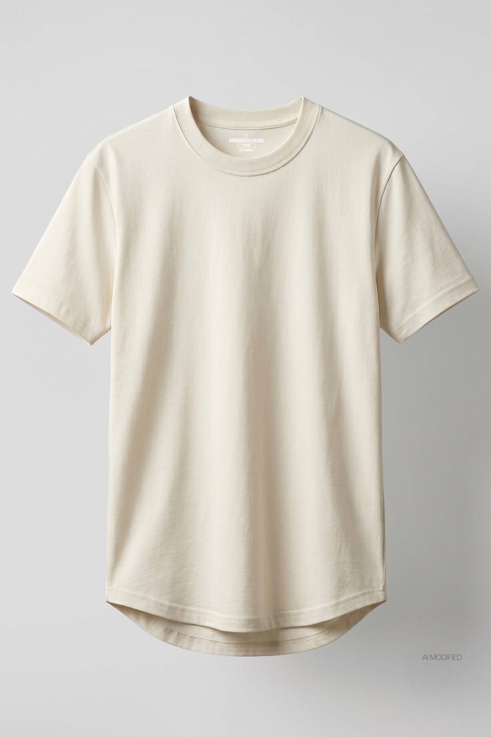 BASIC T-SHIRT RUNDER SAUM T25