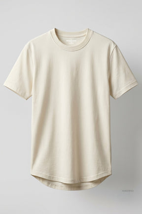 BASIC T-SHIRT RUNDER SAUM T25