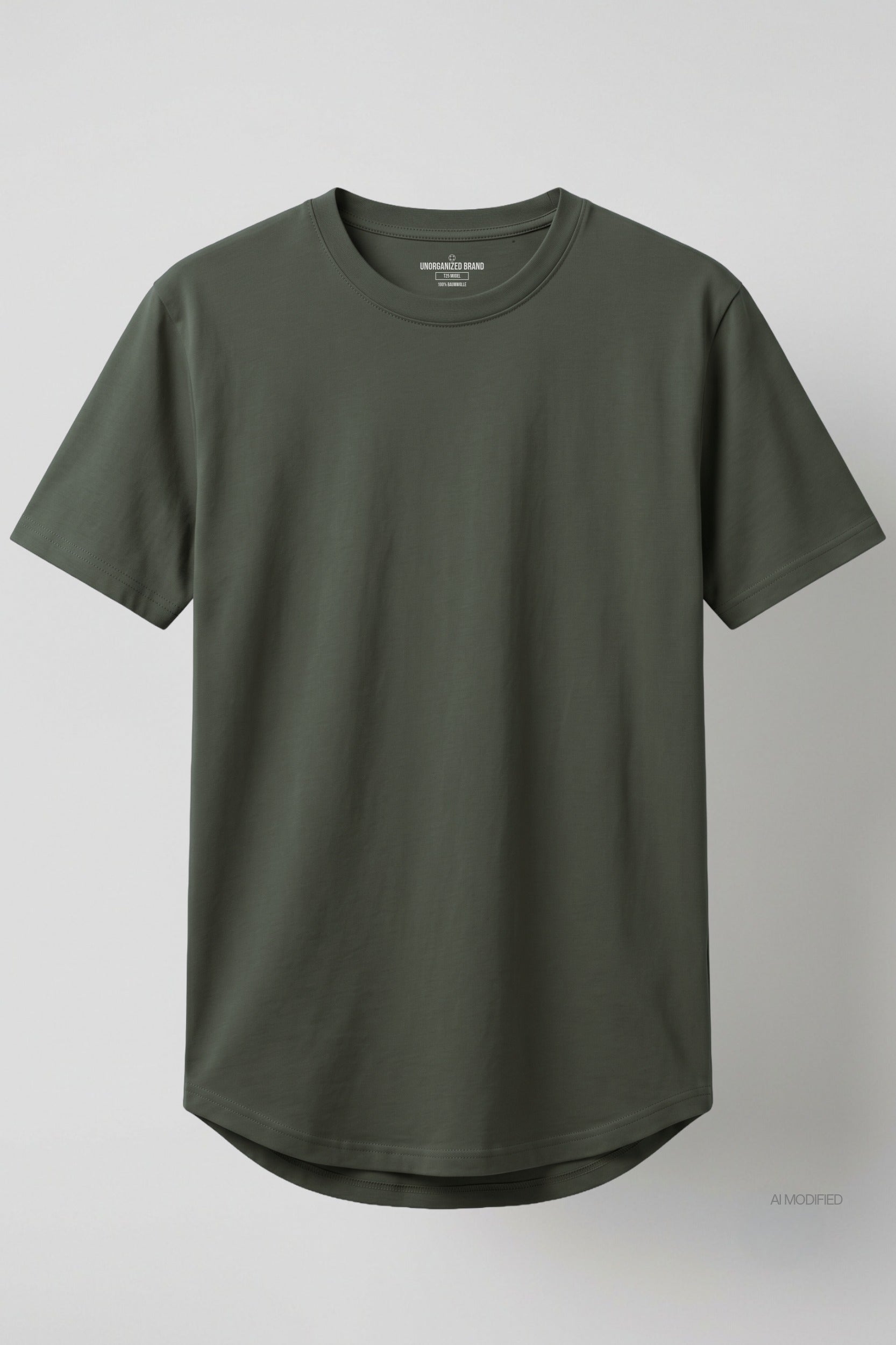 BASIC T-SHIRT RUNDER SAUM T25