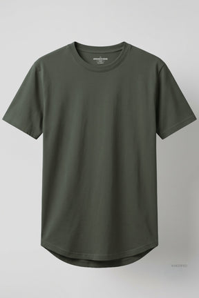 BASIC T-SHIRT RUNDER SAUM T25