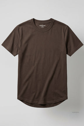 BASIC T-SHIRT RUNDER SAUM T25
