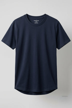 BASIC T-SHIRT RUNDER SAUM T25
