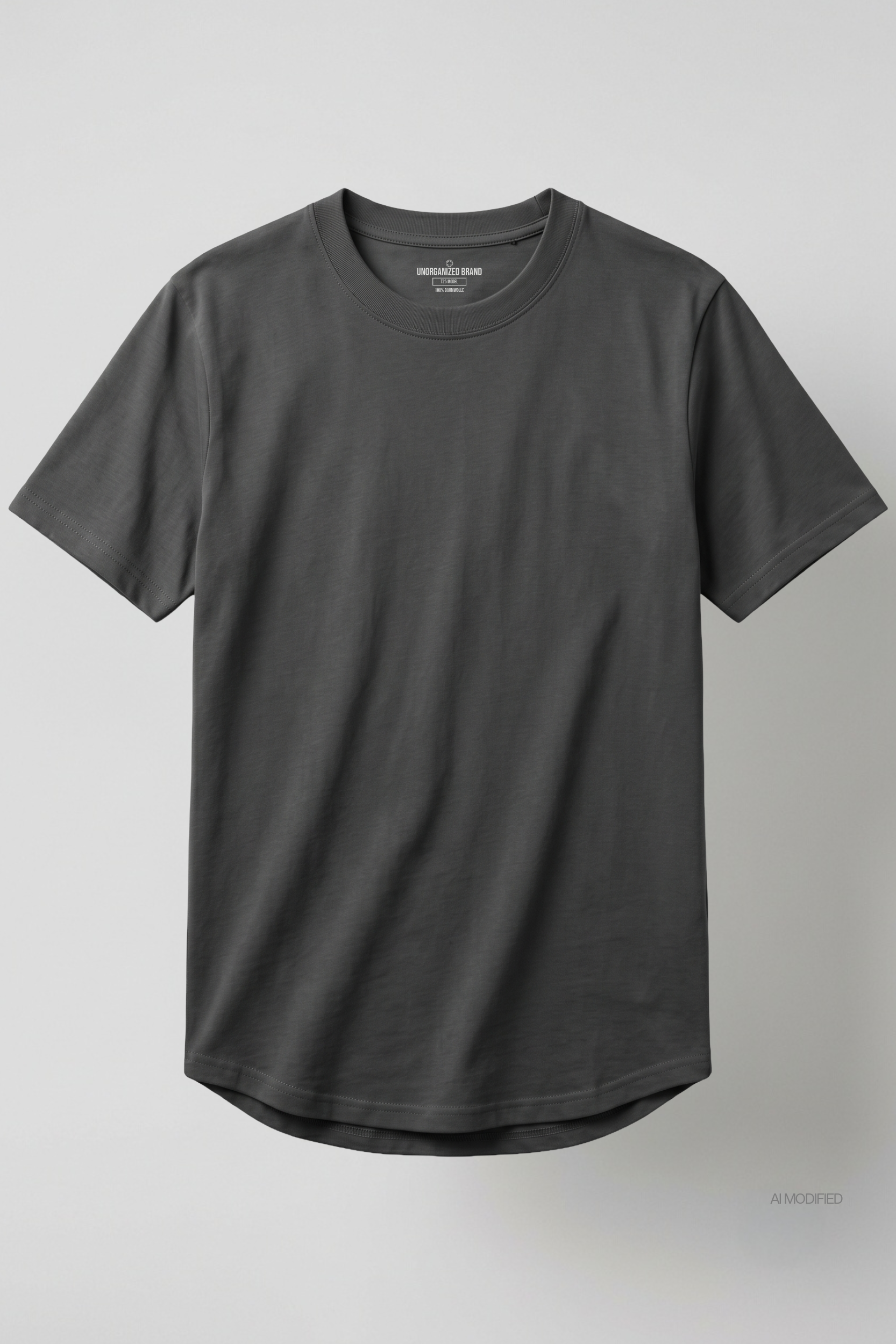 BASIC T-SHIRT RUNDER SAUM T25