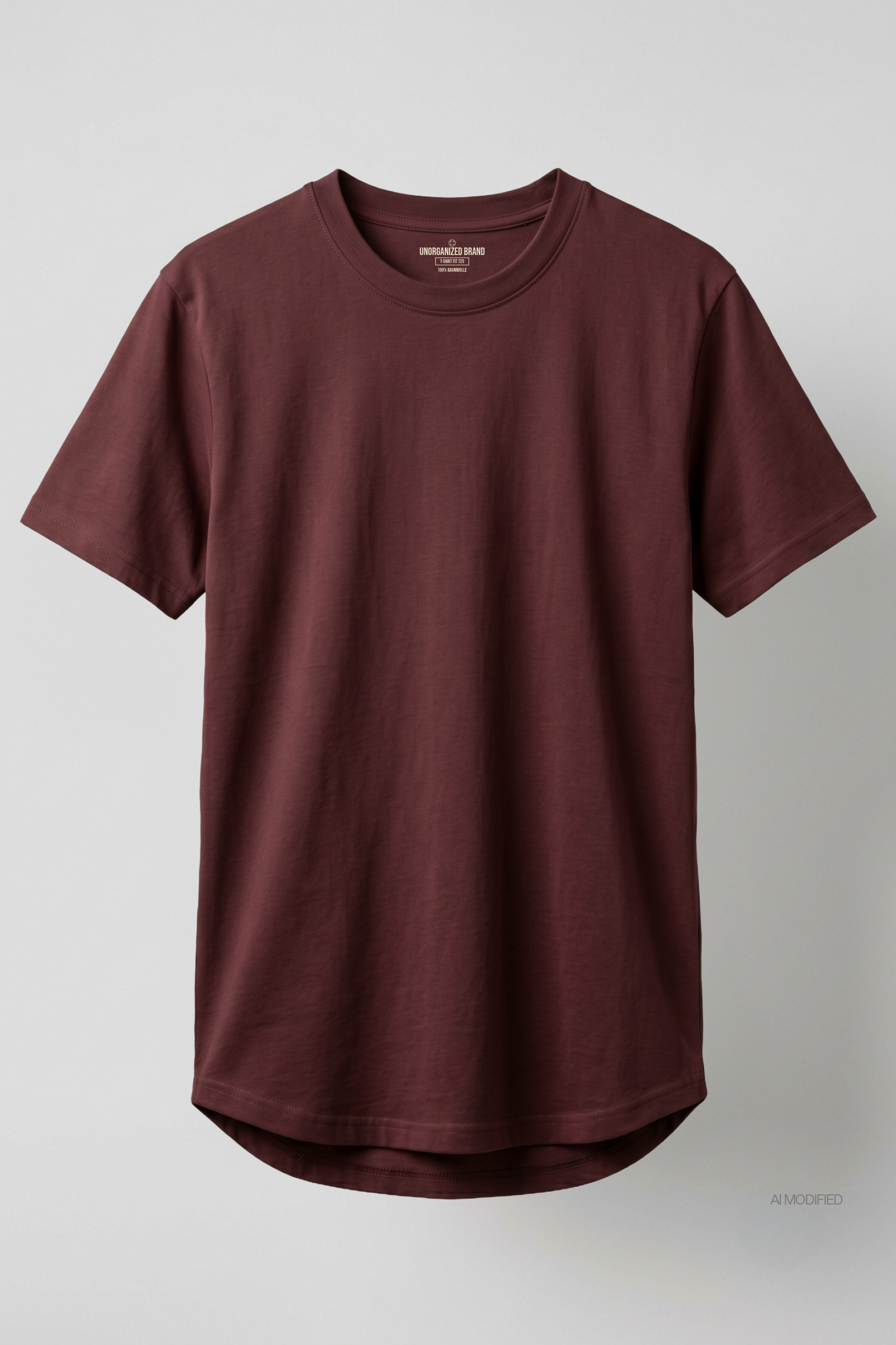 BASIC T-SHIRT RUNDER SAUM T25