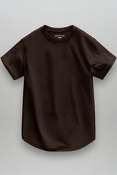 BASIC T-SHIRT RUNDER SAUM T25