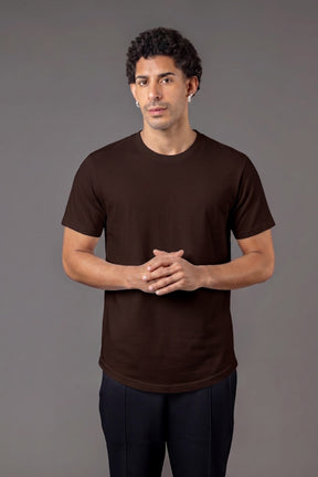 BASIC T-SHIRT RUNDER SAUM T25