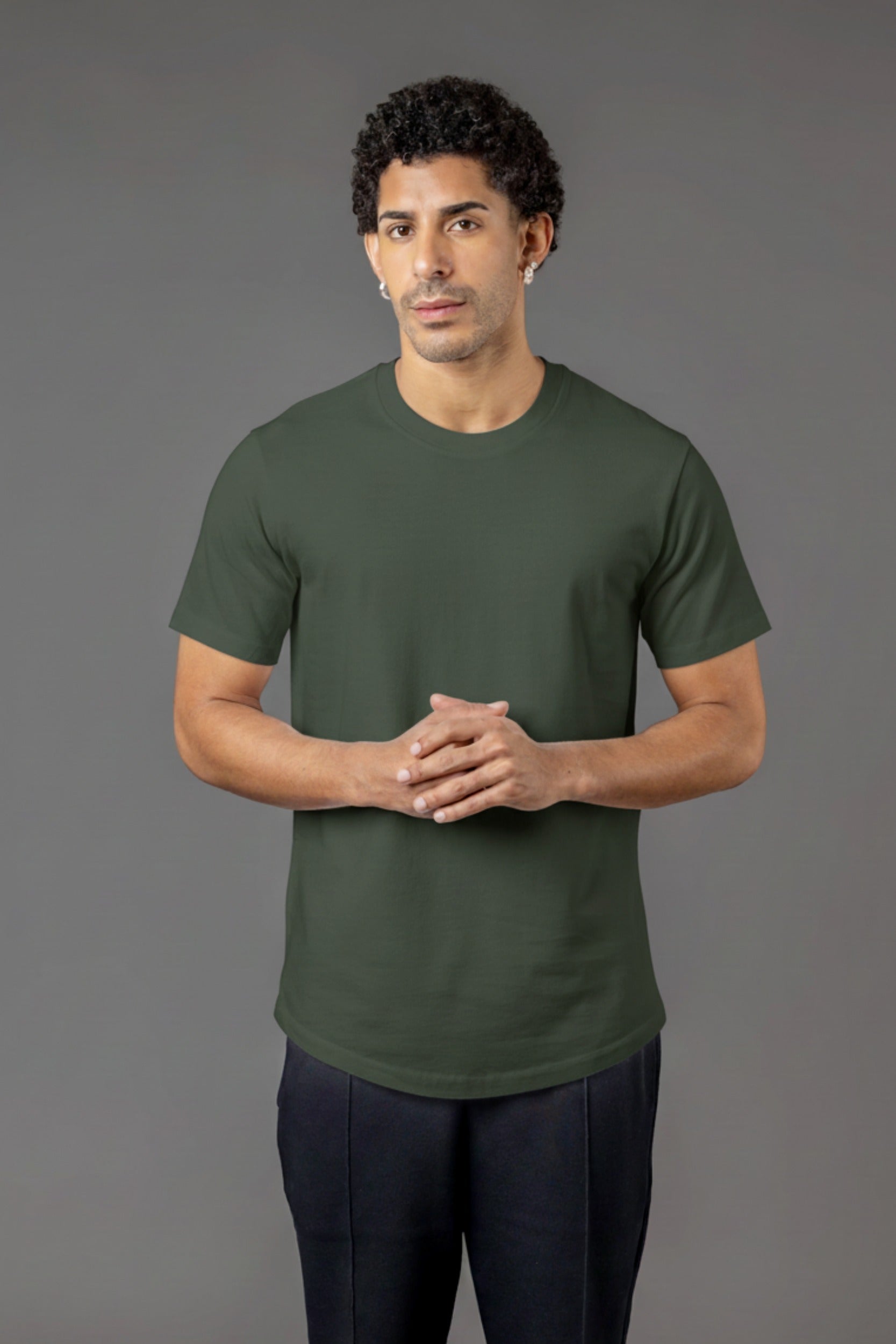 BASIC T-SHIRT RUNDER SAUM T25