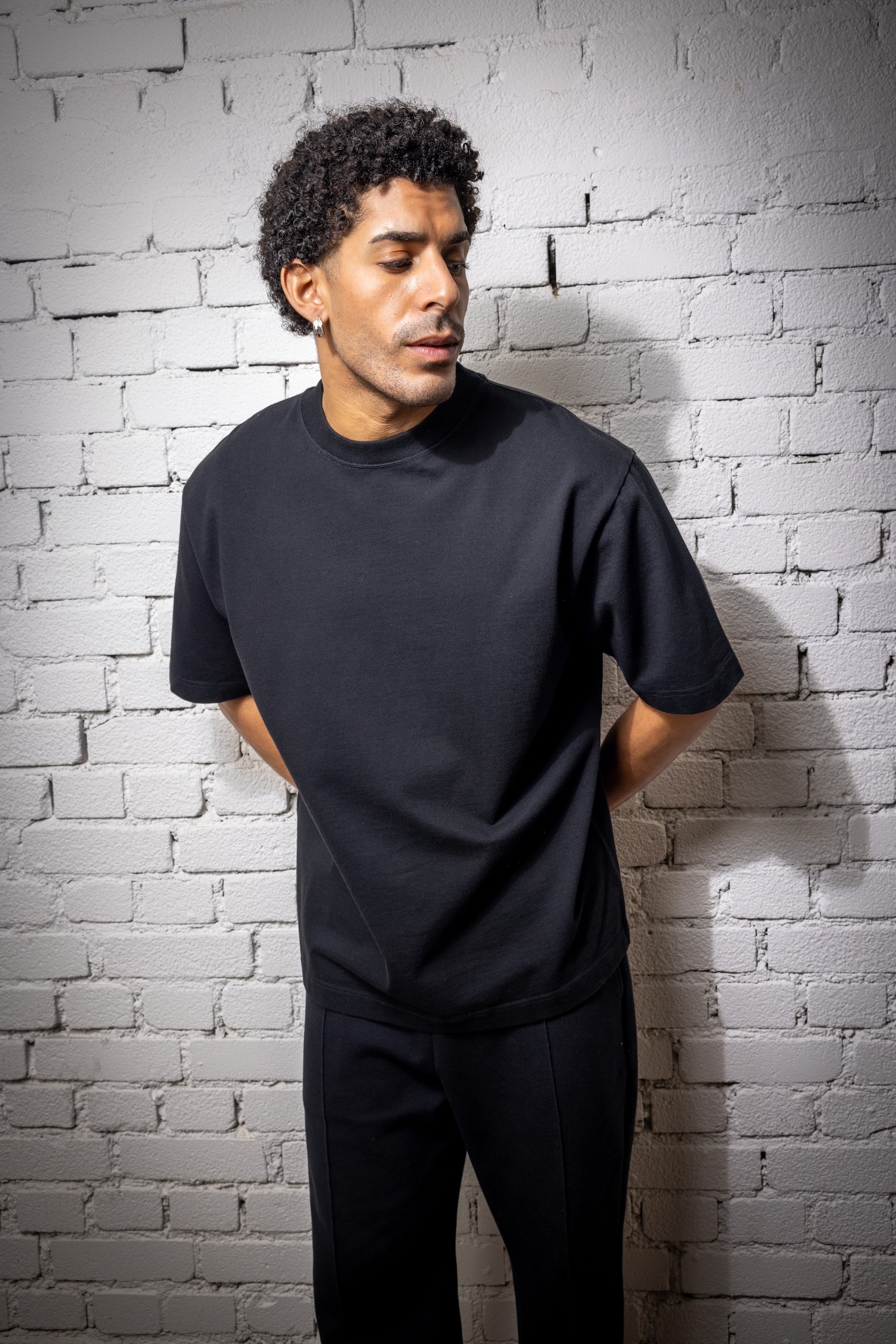 DOUBLE-PACK COMFORT T-SHIRT "T15" BLACK