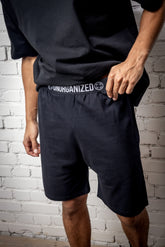 RELAXED WAISTBAND SHORTS “S1” BLACK