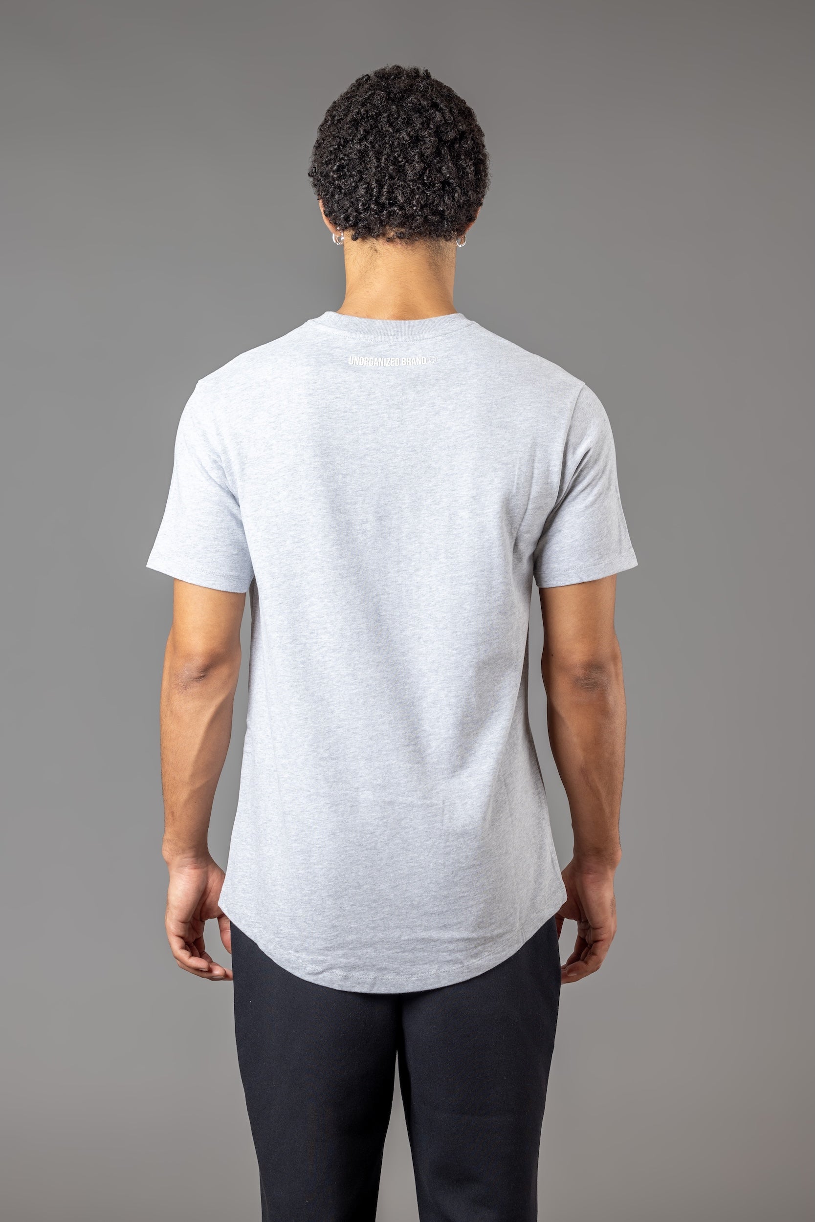 BASIC FIT T-SHIRT “T25" GREY MELANGE