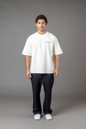 OVERSIZE COMFORT T-SHIRT “T15" OFF-WHITE BACKPRINT